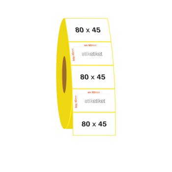 80x45 Vellum Etiket