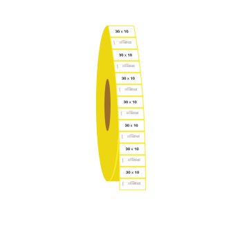 30x10 Kuşe Etiket