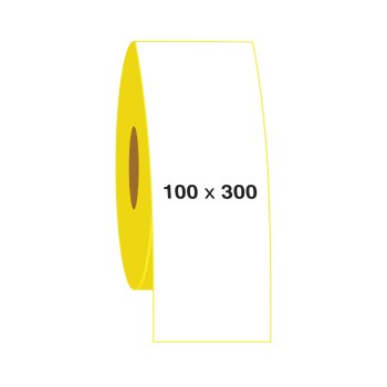 100x300 Kuşe Etiket