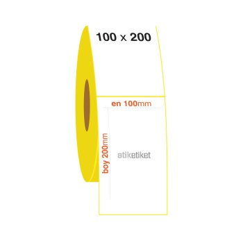 100x200 PP Şeffaf Etiket